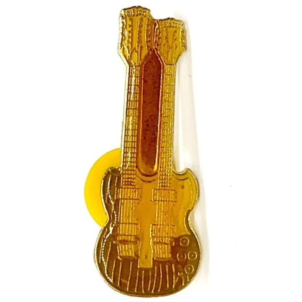 Electric Guitar Rock & Roll Vintage Lapel Pin Pinback Buttons Jacket hat pin‎